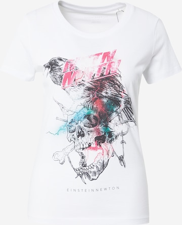 T-shirt EINSTEIN & NEWTON en blanc : devant