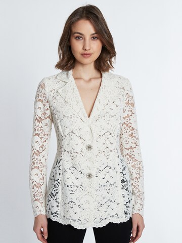 Ana Alcazar Blazer 'Sahaba' in Weiß: Vorderseite