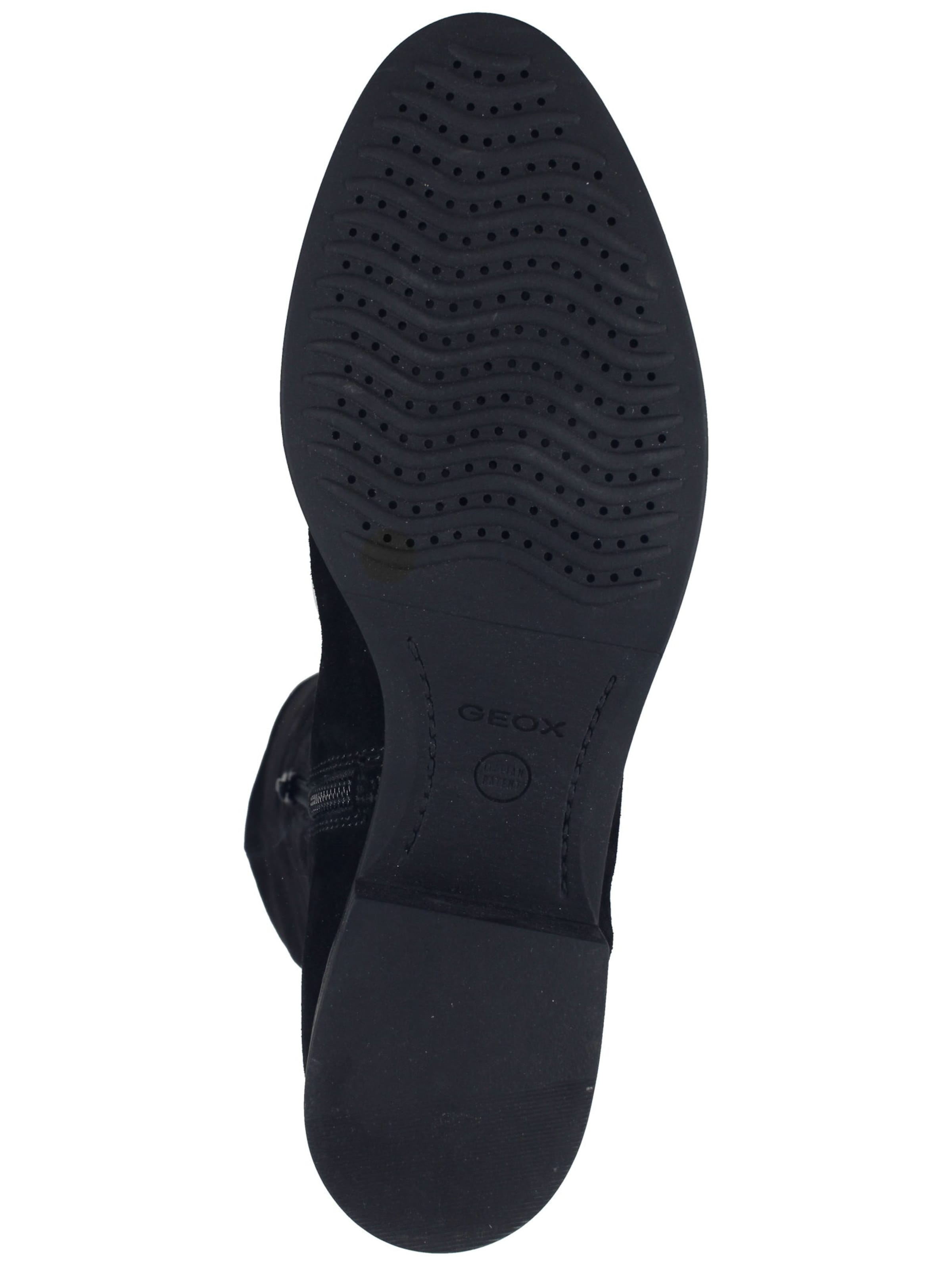 GEOX Overknees in Schwarz