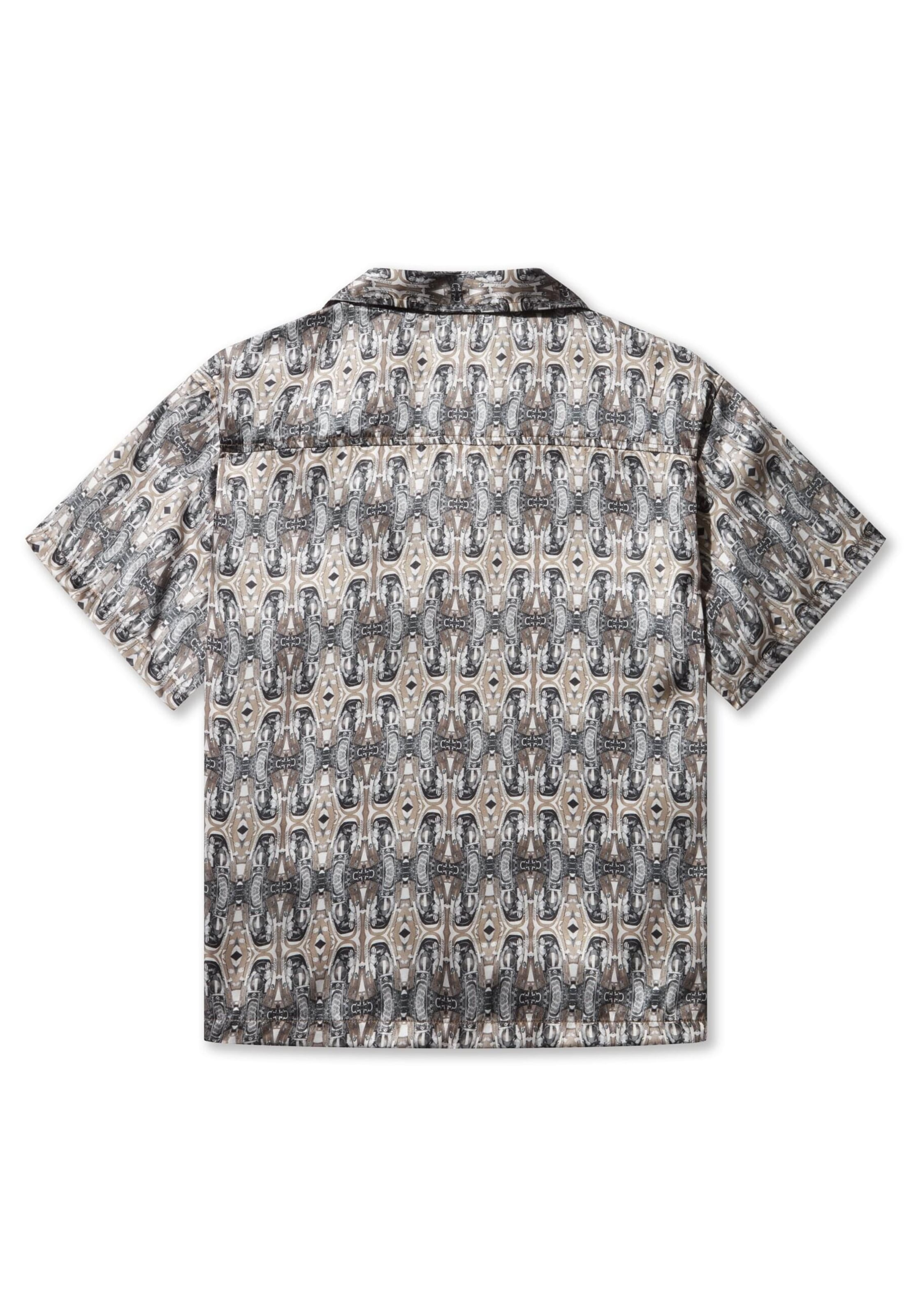 Pas De Monaco - Ajuste confortable Camisa 'COCKPIT CUBAN' en gris