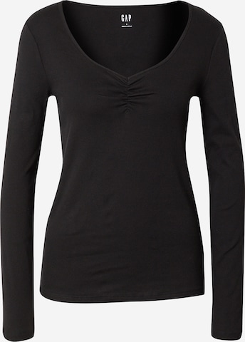 GAP - Camiseta en negro: frente