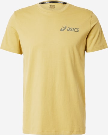 ASICS Функциональная футболка в Желтый: спереди