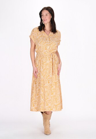 usha FESTIVAL - Vestidos camiseiros em amarelo: frente