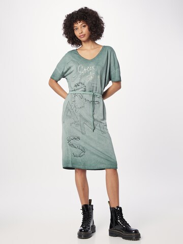 Soccx Dress in Green: front