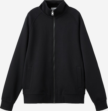 MANGO MAN Collegetakki 'Sollerz' värissä musta: etupuoli