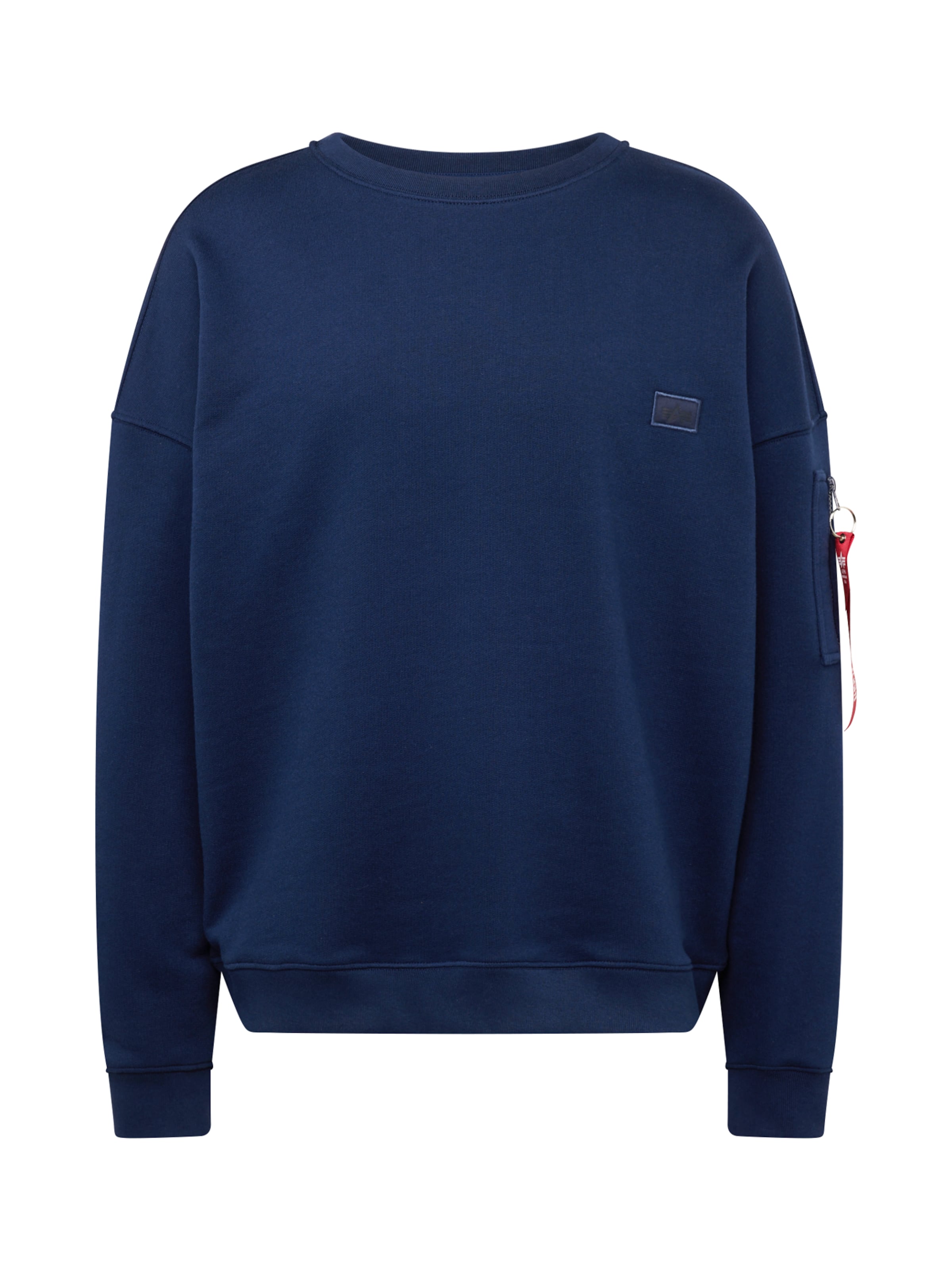 ALPHA INDUSTRIES Mikina 'Essentials' - Modrá: predná strana