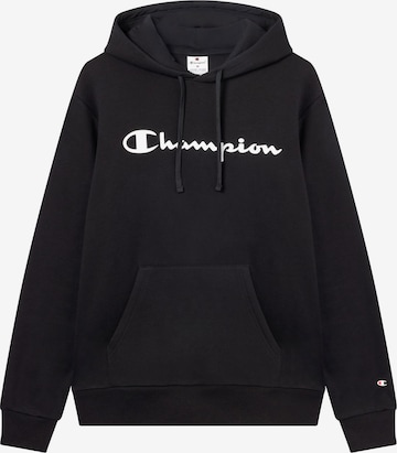 Felpa di Champion Authentic Athletic Apparel in nero: frontale