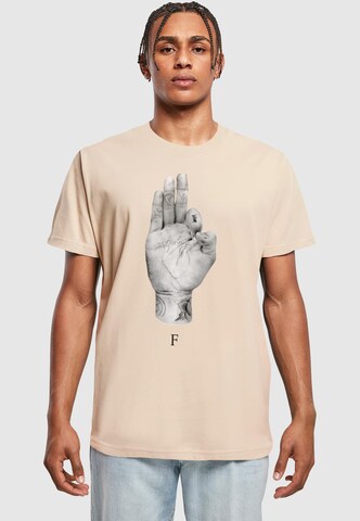 Mister Tee Shirt in Beige: Vorderseite