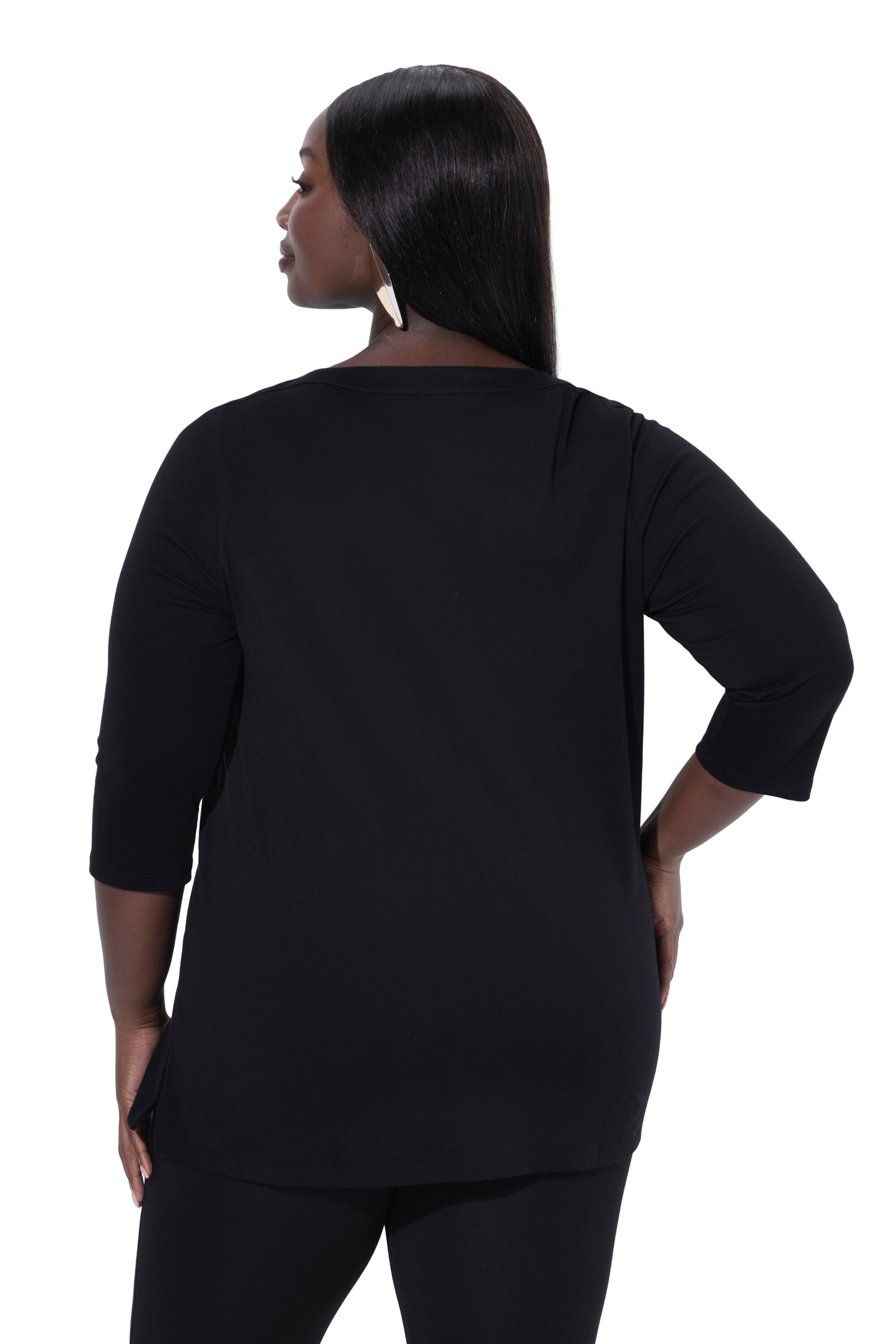 Ulla Popken Shirt in Schwarz