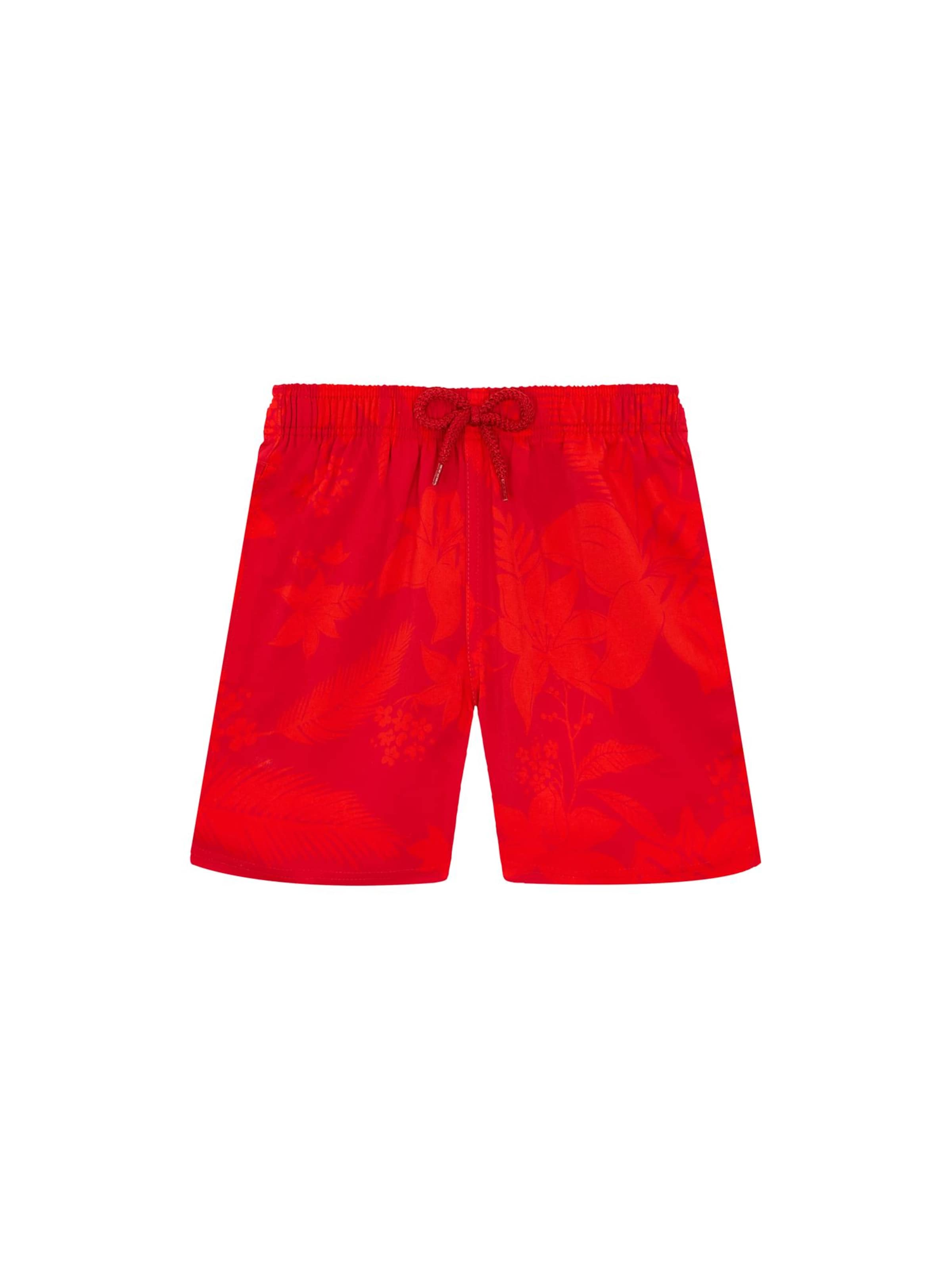 Vilebrequin Zwemshorts in Rood: voorkant