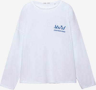 Pull&Bear Majica 'STWD' u tamno plava / bijela, Pregled proizvoda