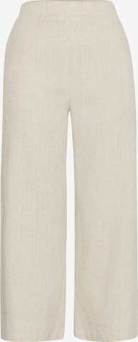Wide Leg Pantalon 'FRJuna' Fransa en beige : devant