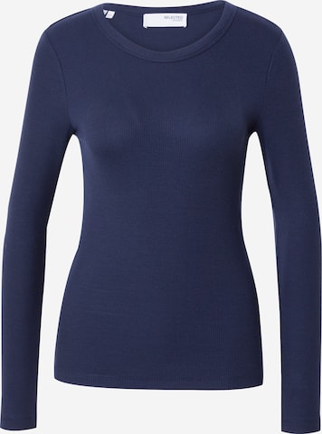 SELECTED Shirt 'SLFDIANNA' in Blue: front