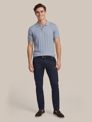 Suitable Shirt 'Drop Needle' in Blauw