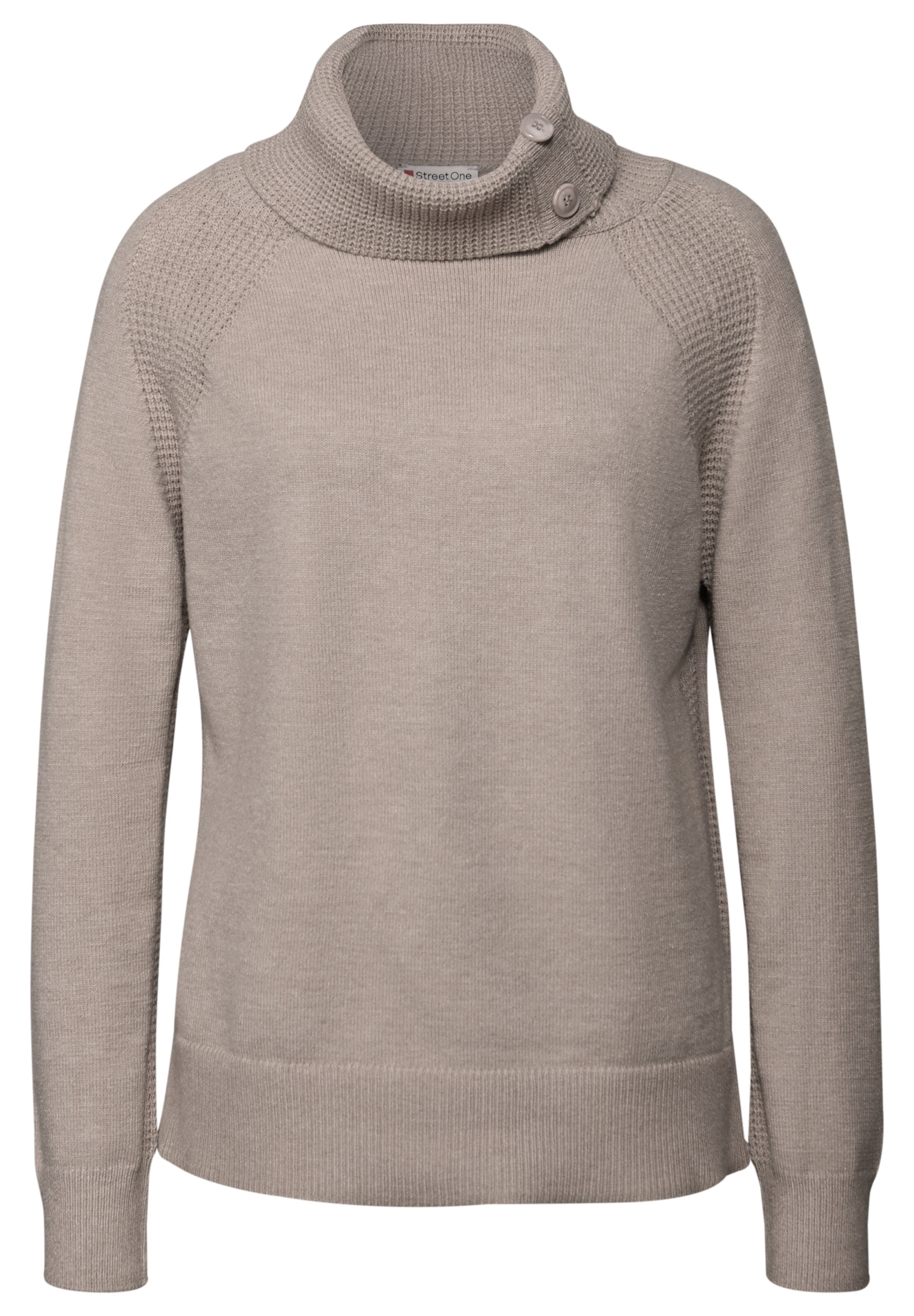STREET ONE Pullover in Beige: Vorderseite