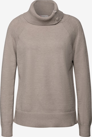 STREET ONE Sweater in Beige: front