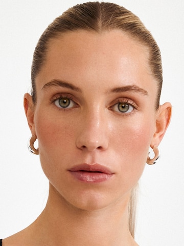 Boucles d'oreilles 'Jennings' Pilgrim en argent : devant