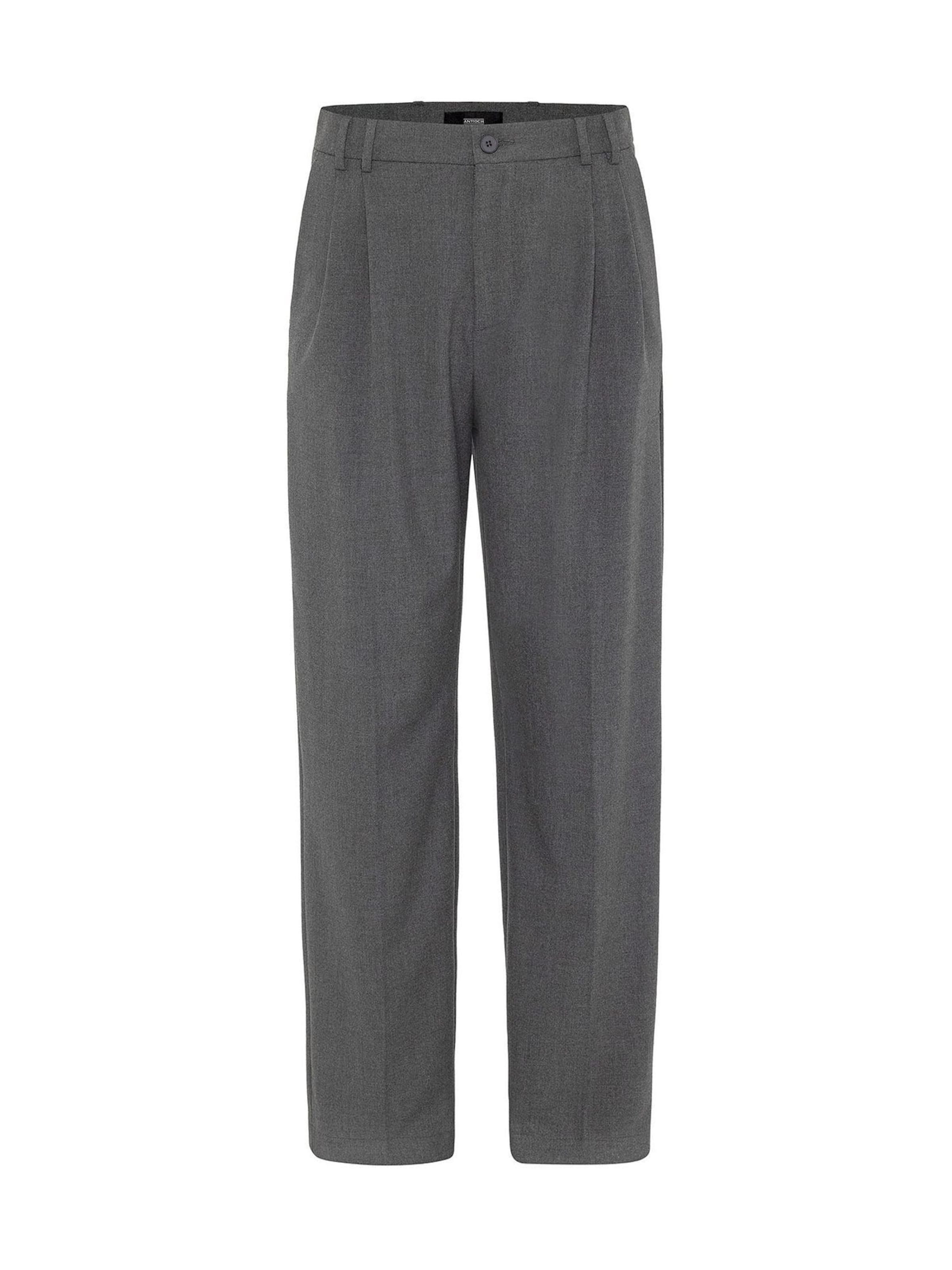 Antioch Regular Панталон с набор в сиво: отпред