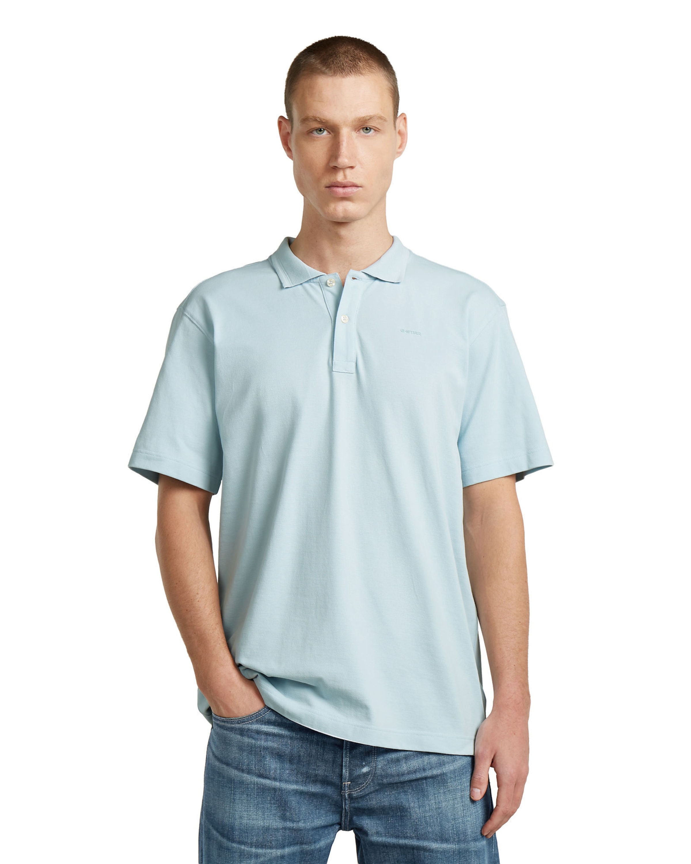 G-STAR Polo - 'Core Regular Polo' in Blau: Vorderseite
