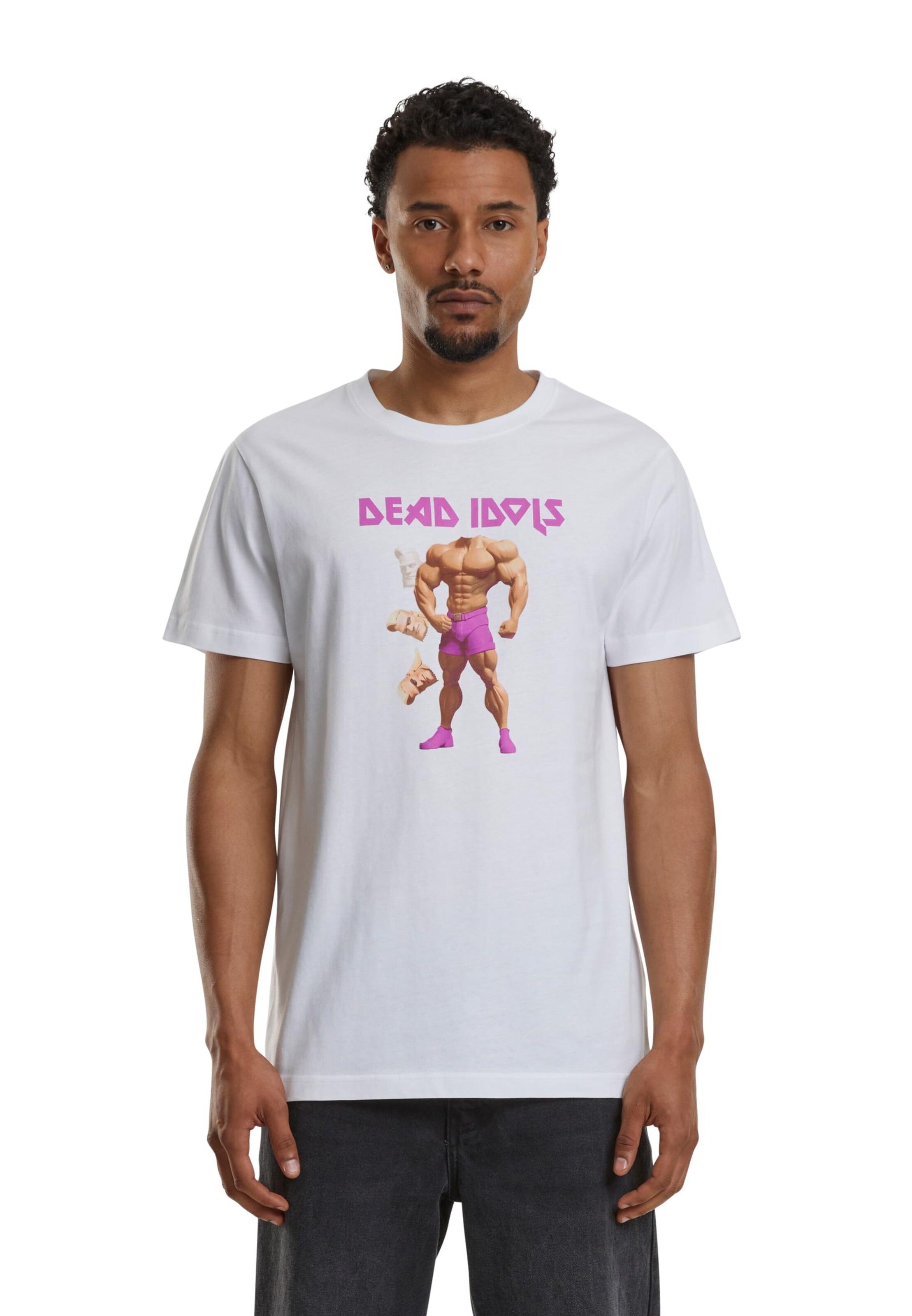 MT Men Shirt 'Dead Idols' in White: front