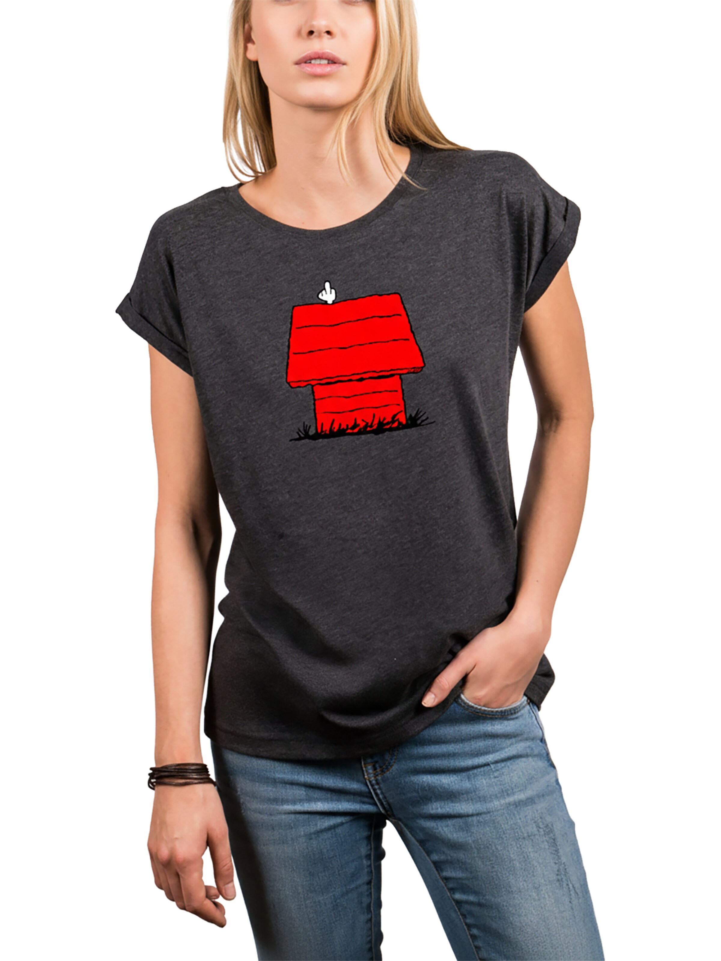 MAKAYA Shirt 'Dog House' in Grey: front