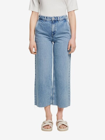 ESPRIT Wide leg Jeans in Blue: front