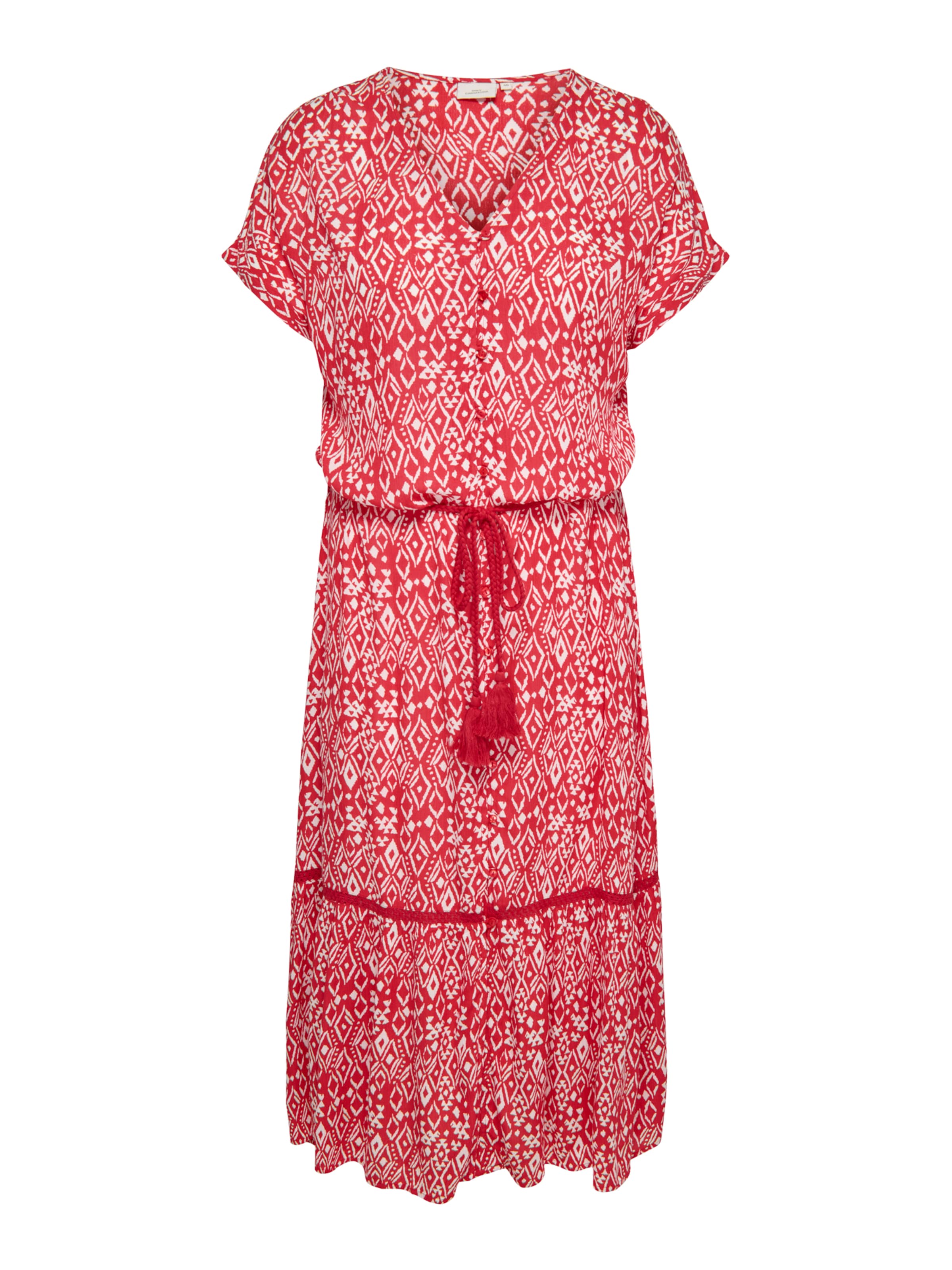 Robe-chemise 'CARViwi' ONLY Carmakoma en rouge : devant