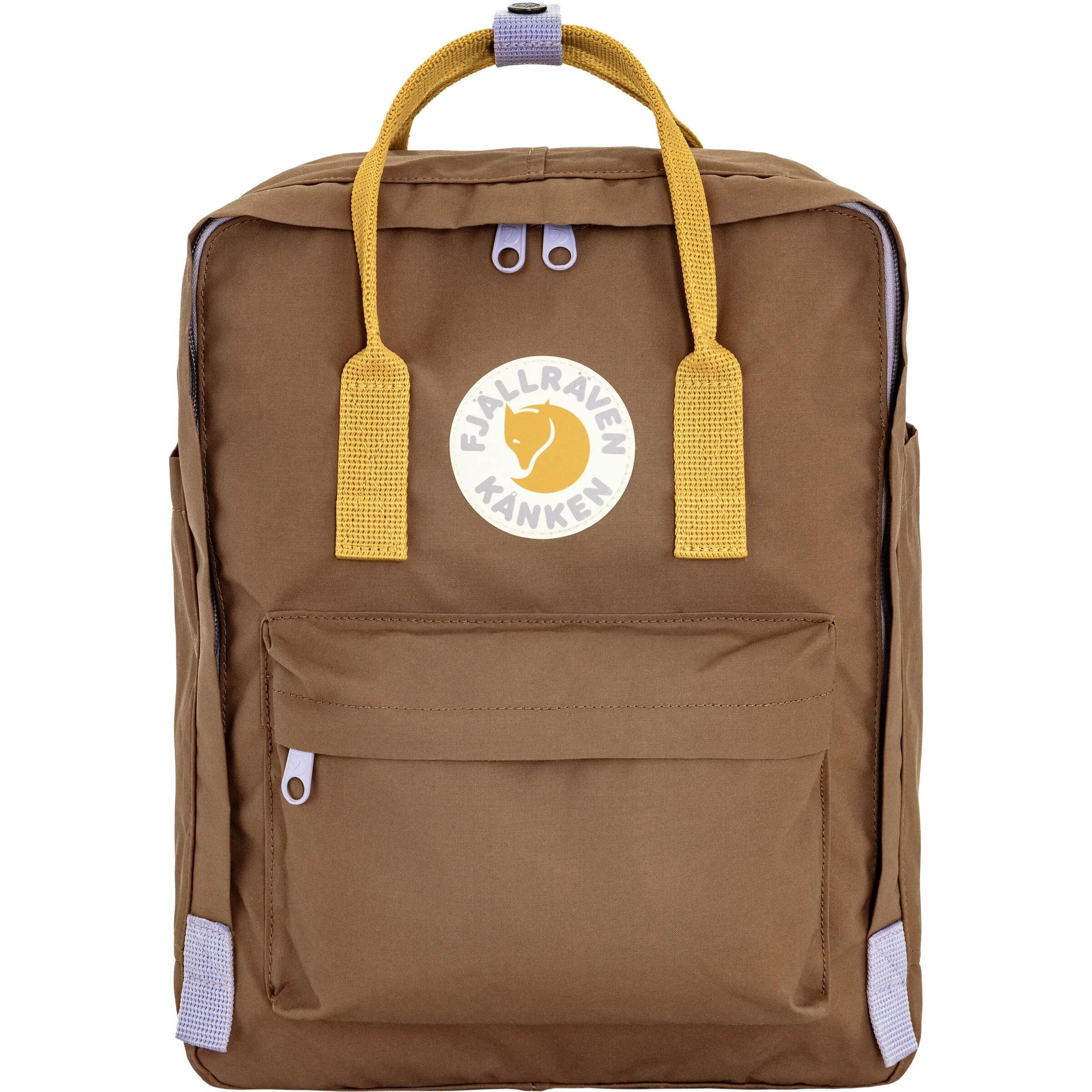 Fjällräven Backpack 'Kånken' in Yellow / Khaki / White, Item view