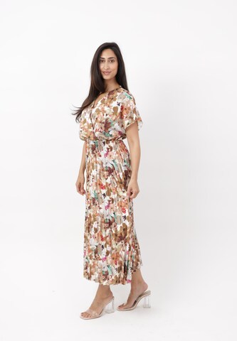 Elara Dress in Beige
