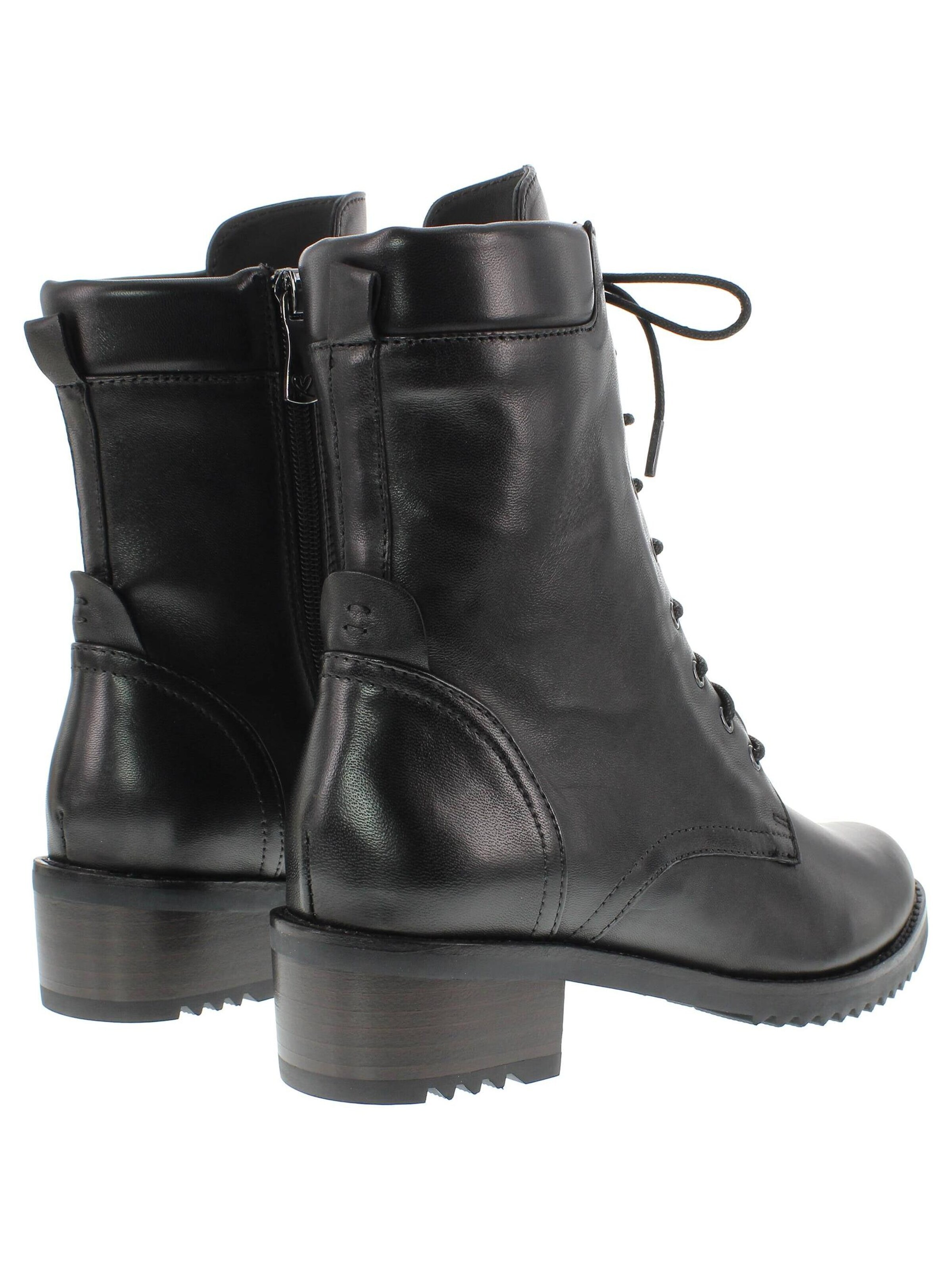 Everybody Schnürstiefelette 'BIONDA'‌‌ in Schwarz