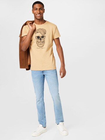 T-Shirt 'Hipster' Derbe en marron