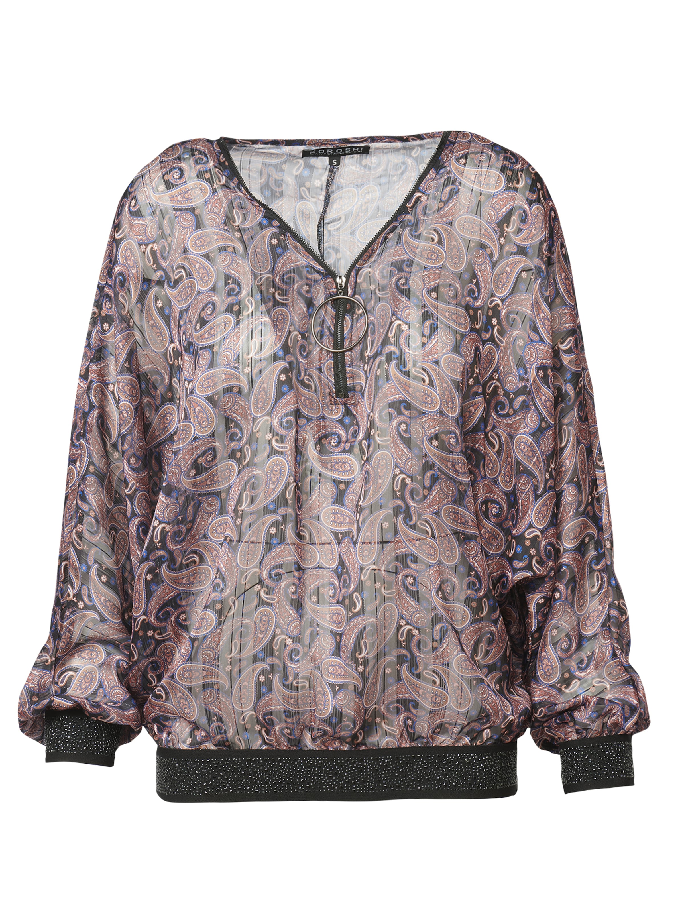 KOROSHI Pluus, värv must: eest vaates