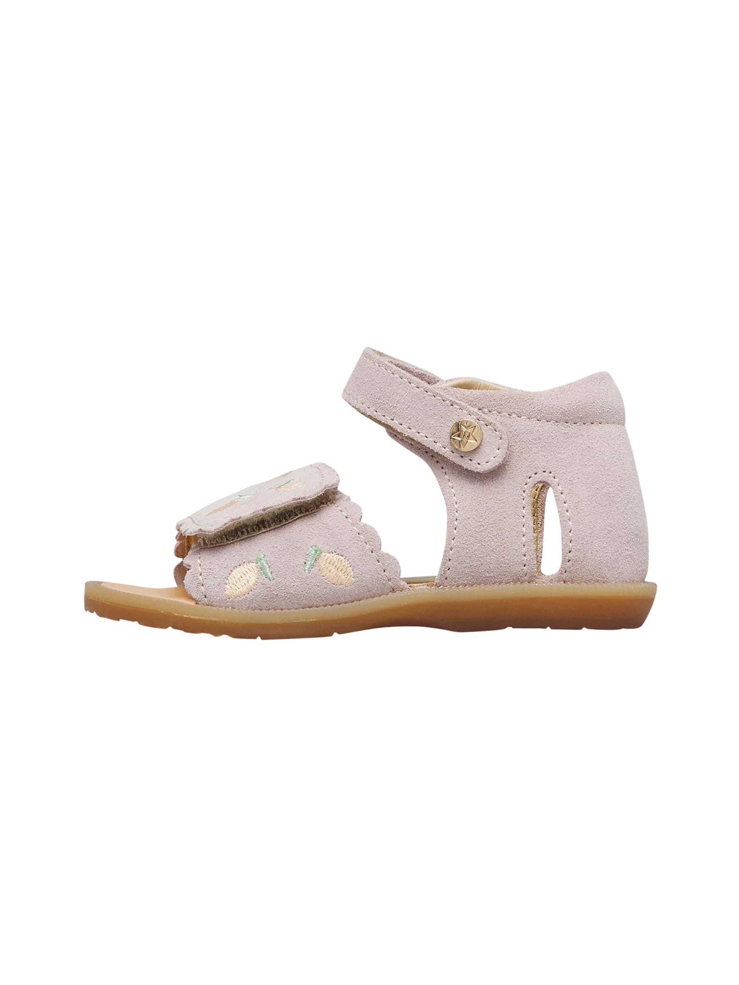 NATURINO Sandalen 'MAYA EMBR' in Roze: voorkant