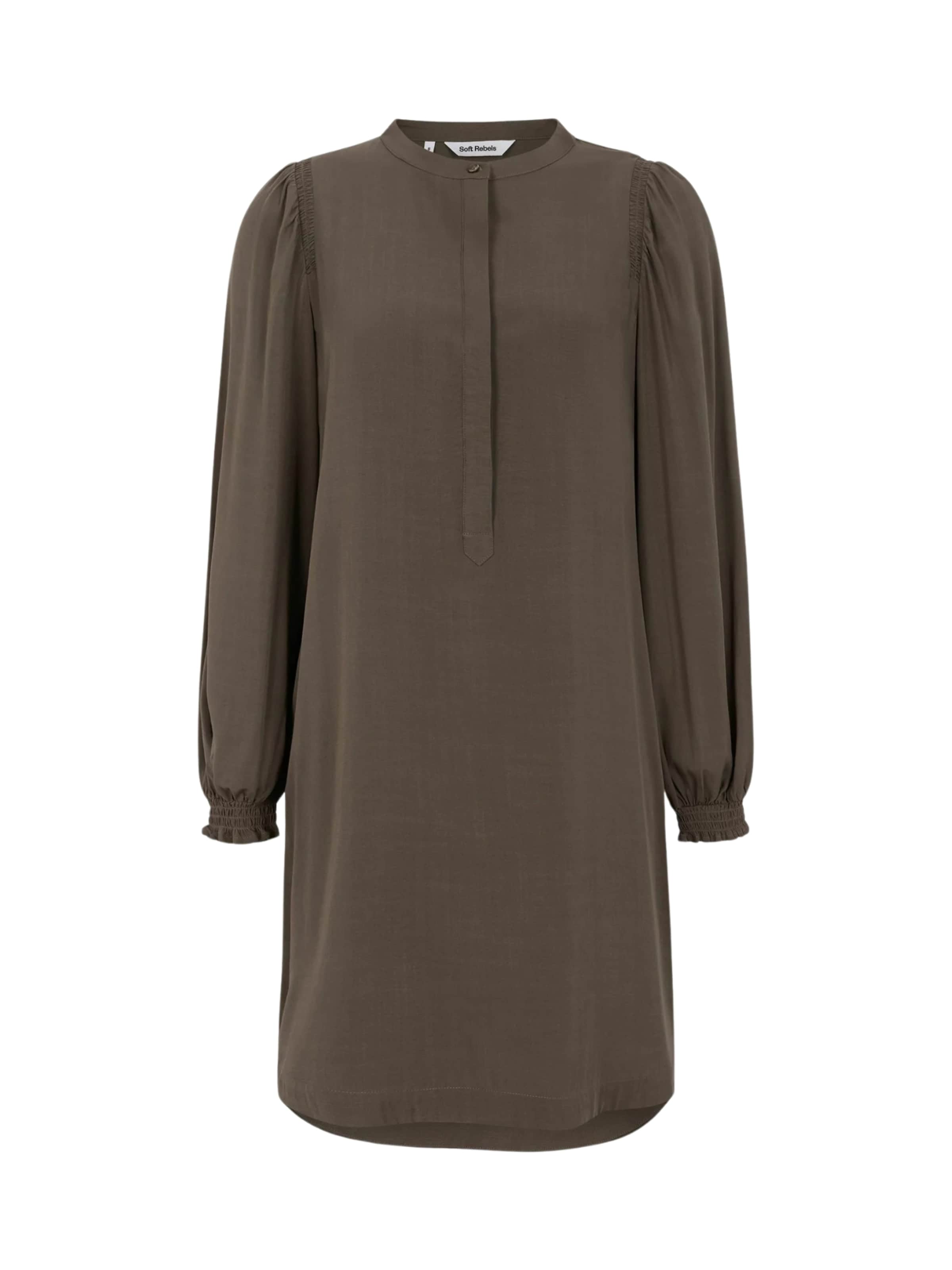 Soft Rebels Kjole 'Anne' i brun: forside