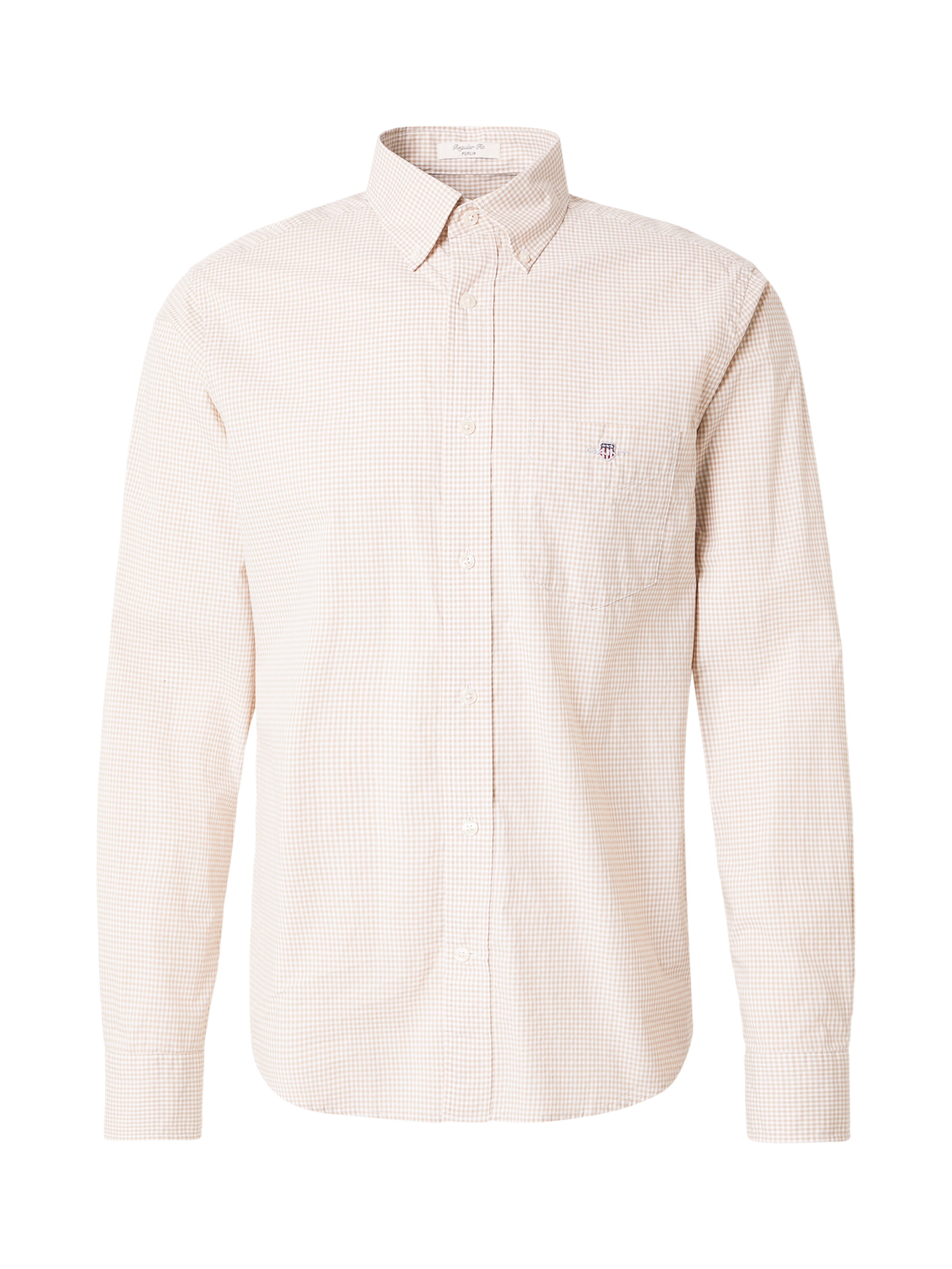 GANT Regular fit Риза 'CLASSIC' в бежово: отпред