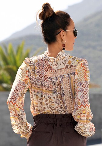 LASCANA Bluse i beige