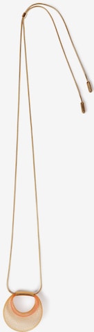 Gretchen Halskette 'Vlum Loop' in Braun: Vorderseite