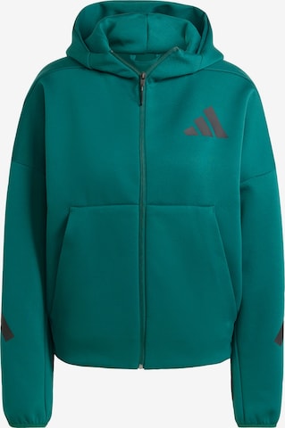 ADIDAS SPORTSWEAR Sportsweatjacke 'Z.N.E.' in Grün: Vorderseite