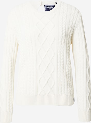 Superdry Pullover in Beige: predná strana