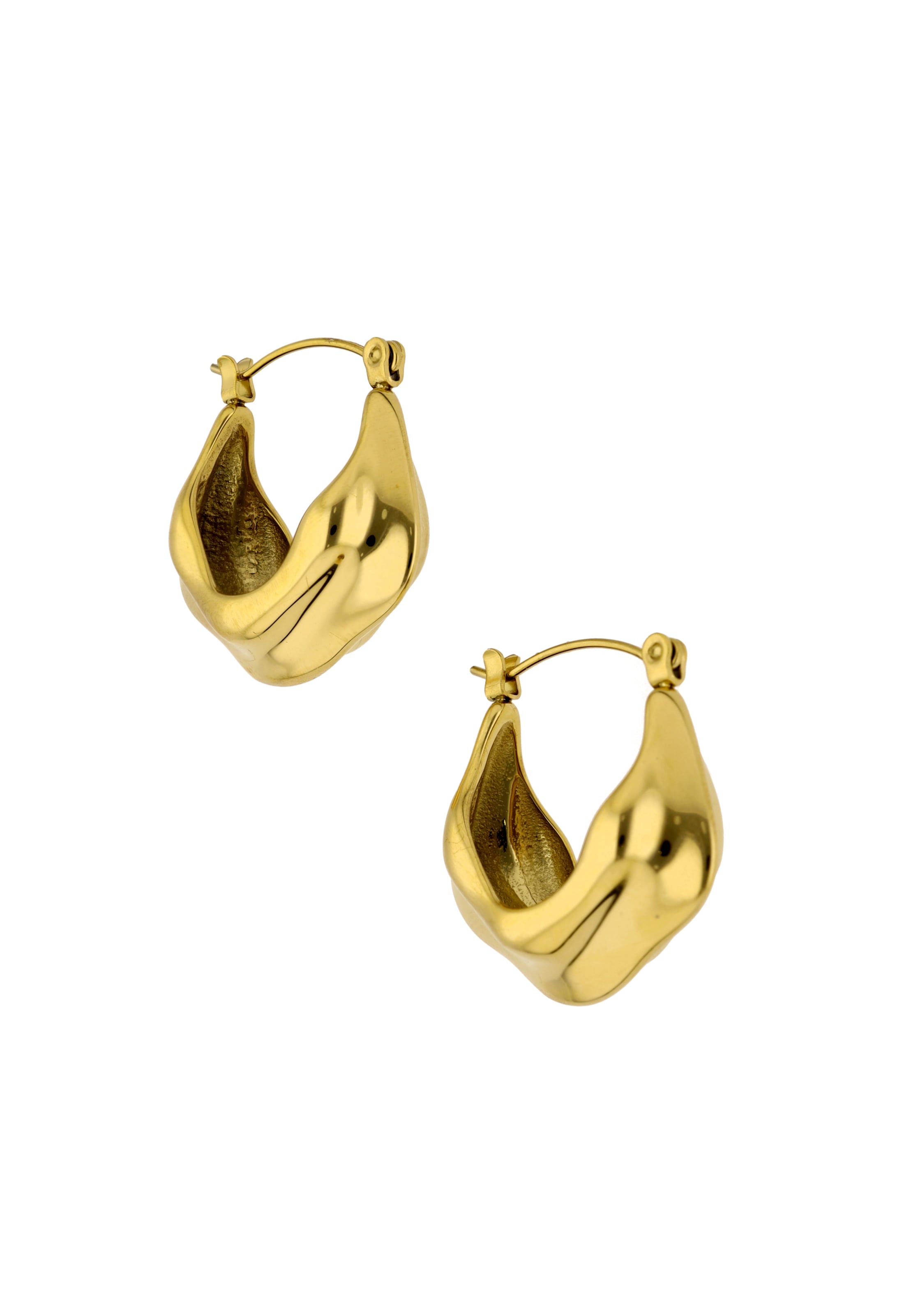 IZIA - Brincos em ouro: frente