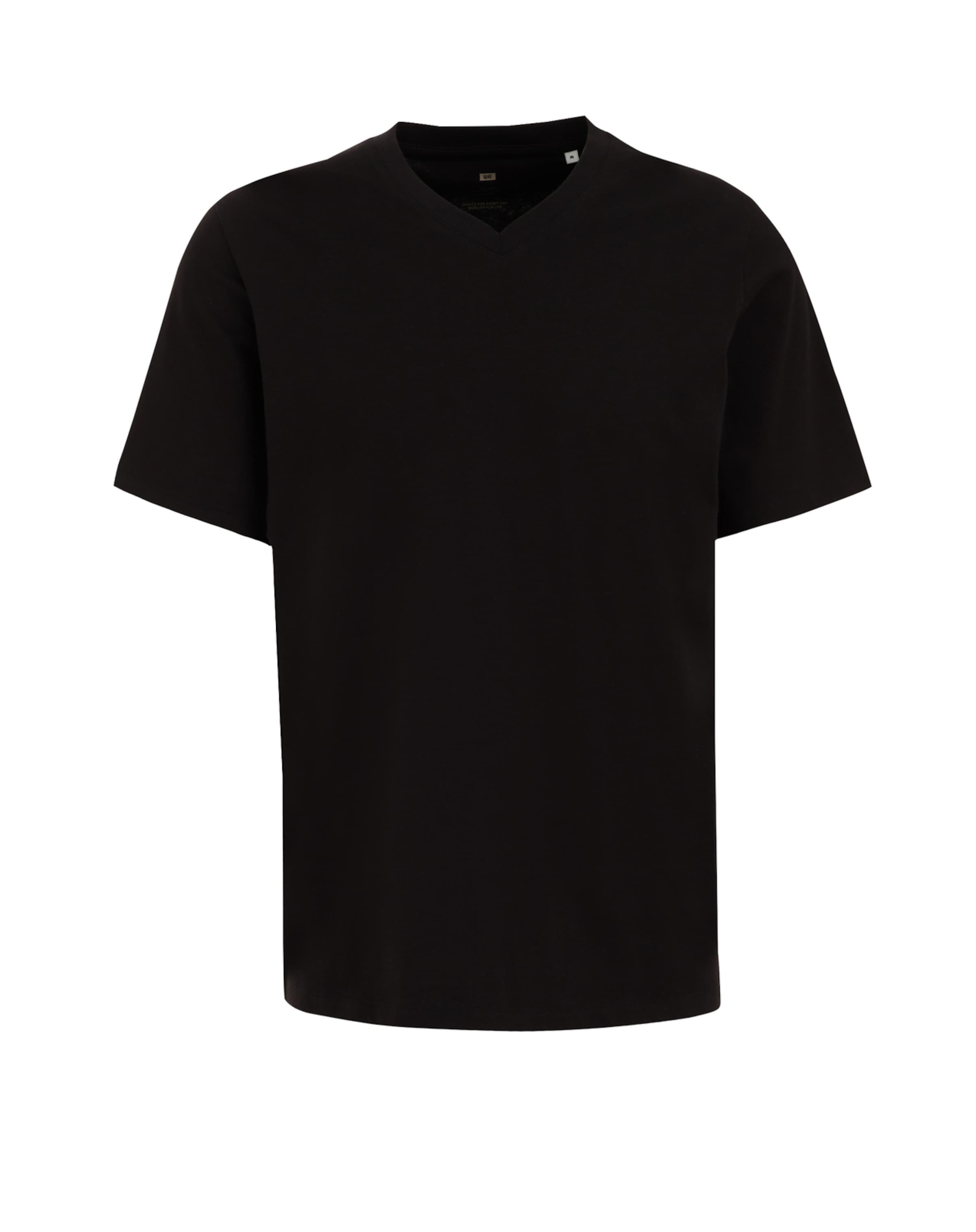 melns WE Fashion T-Krekls: no priekšpuses