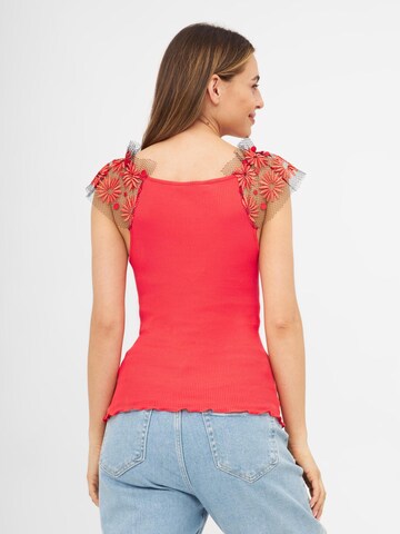TOOche Top 'Julie' in Orange