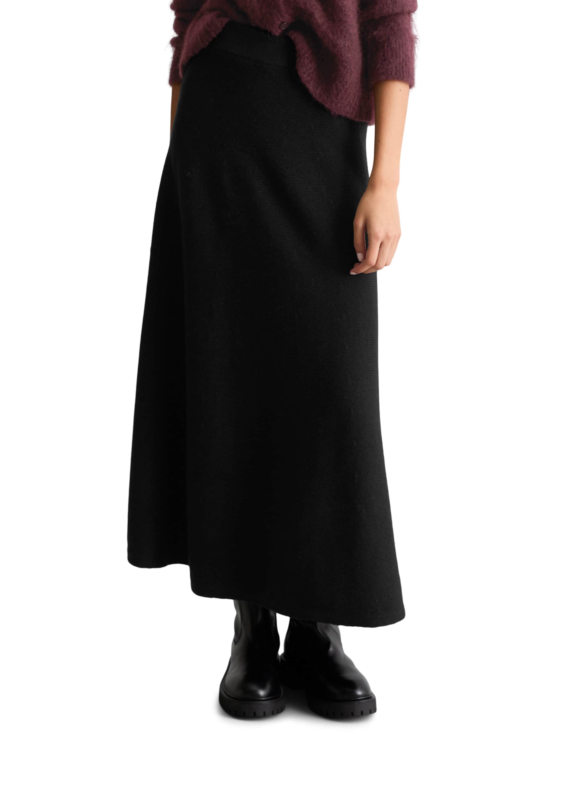Marc O'Polo DENIM Rok in Zwart: voorkant