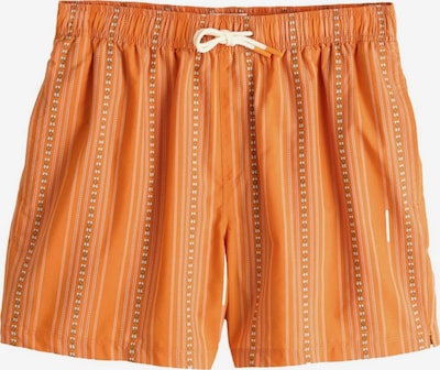 Next Uimashortsit värissä tummanvihreä / oranssi / pastellioranssi / offwhite, Tuotenäkymä