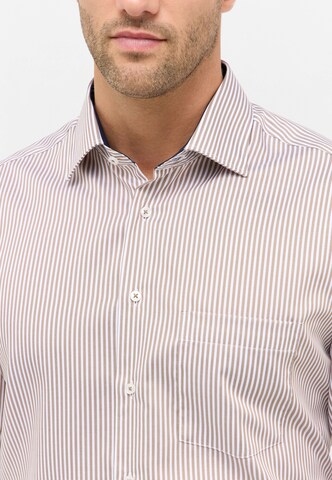 ETERNA Regular fit Zakelijk overhemd in Beige