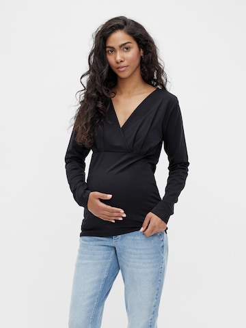 MAMALICIOUS Shirt 'Emma' in Schwarz: predná strana