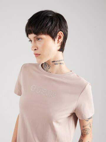 GUESS Sportshirt 'BRIANA' in Beige