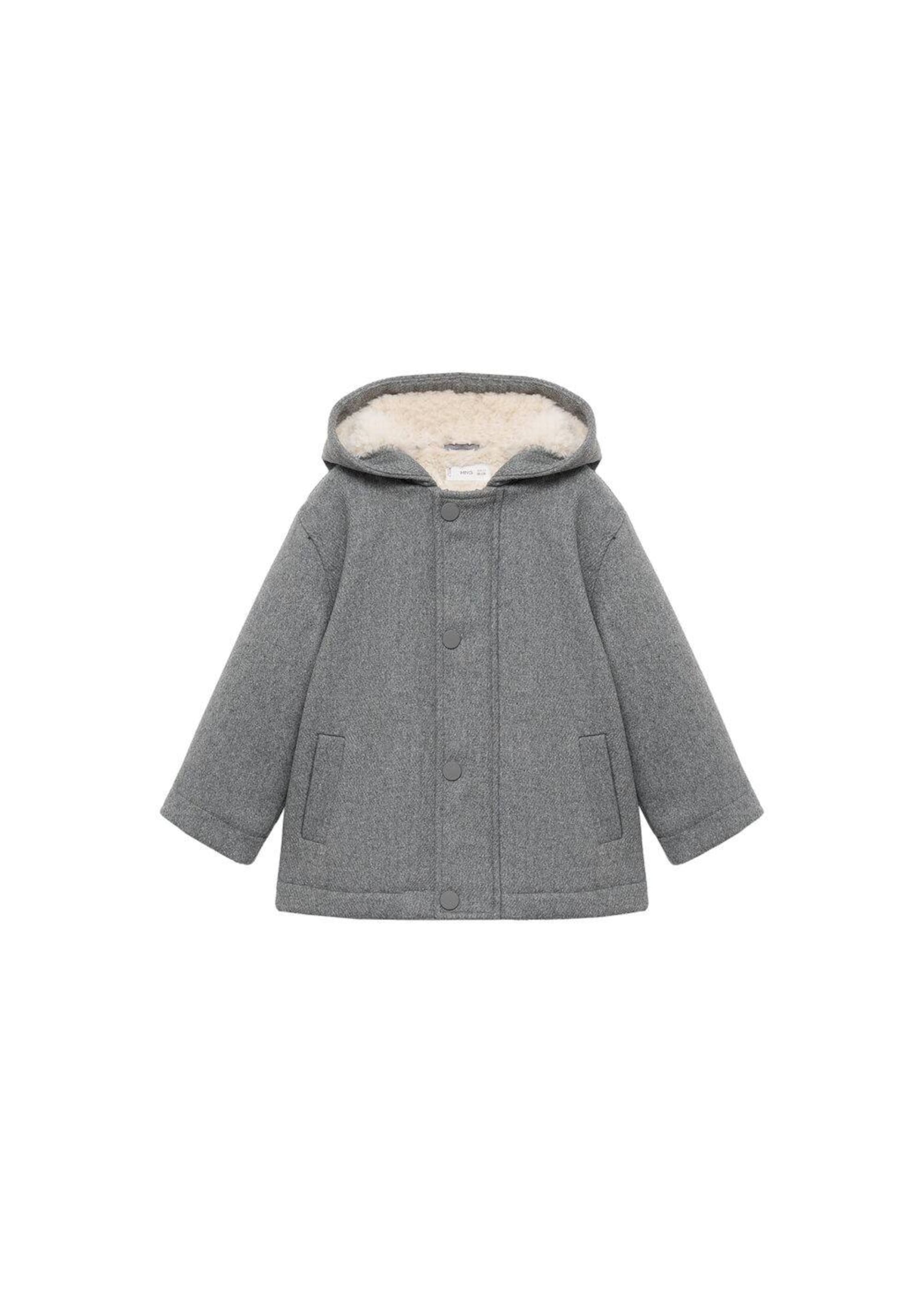 MANGO KIDS Coat 'Lucio' in Grey: front