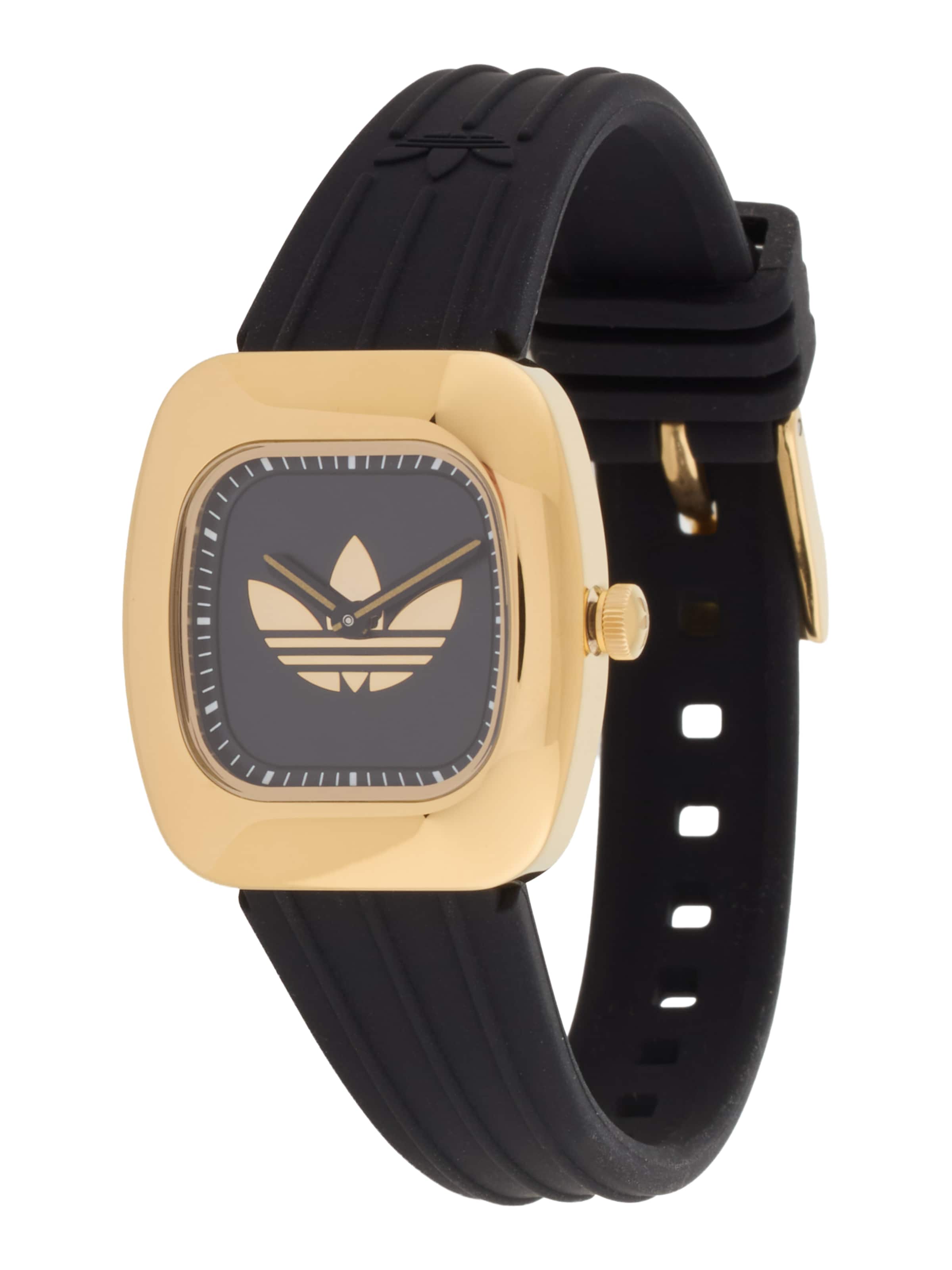 ADIDAS ORIGINALS Analogt ur 'Retro Wave One' i guld / sort, Produktvisning