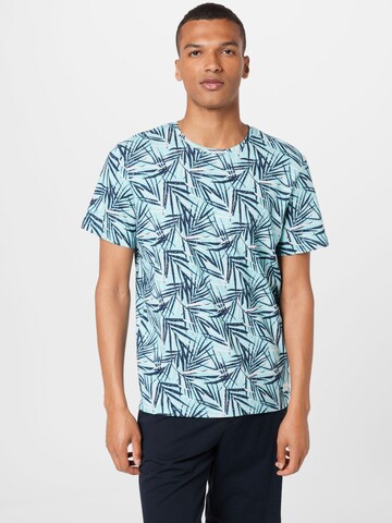 TOM TAILOR T-Shirt in Blau: Vorderseite